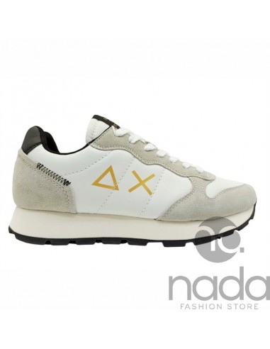 Sun68 Sneakers Tom Suede Bianco Panna