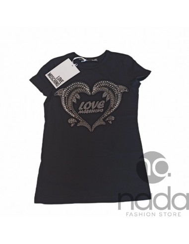 Love Moschino T-Shirt Dolphins Heart